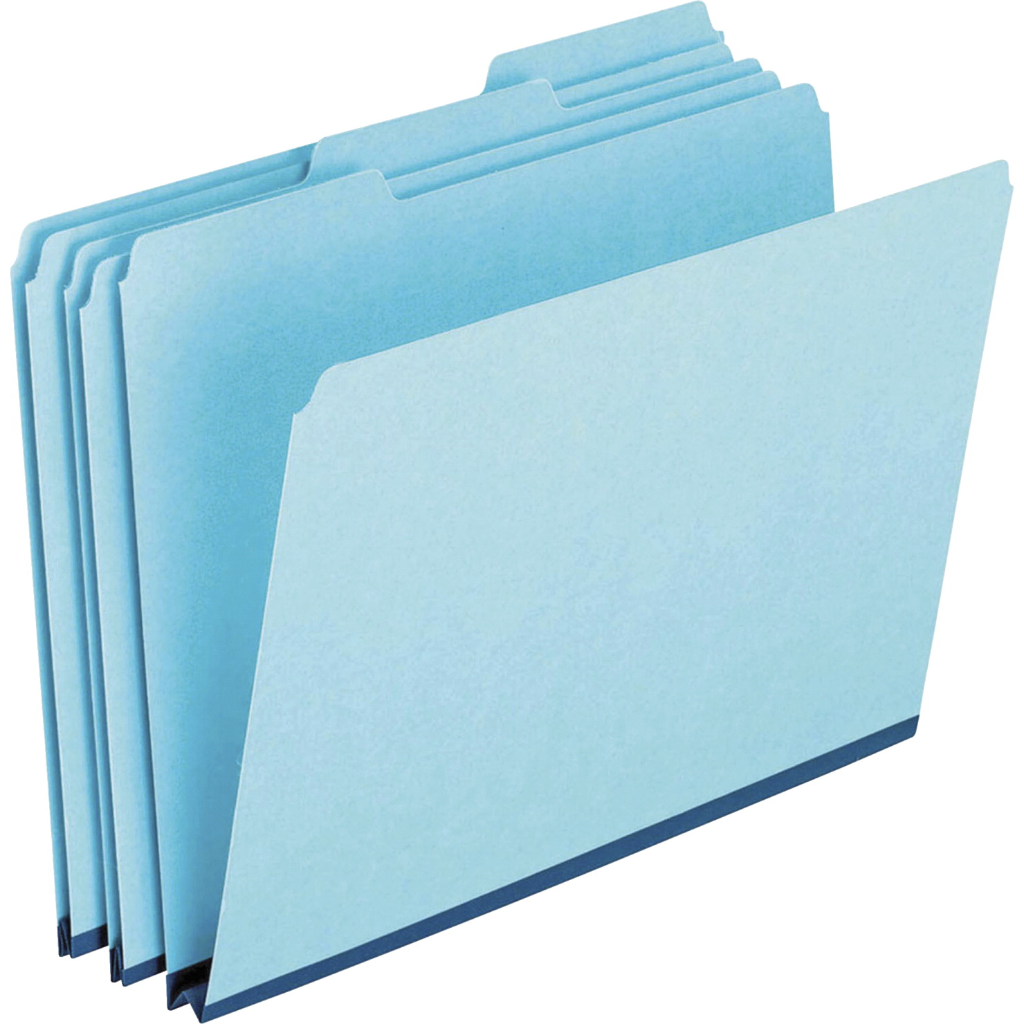 Pendaflex 1/3 Tab Cut Letter Recycled Top Tab File Folder - 8 1/2" x 11" - 1" Expansion - Top Tab Location - Assorted Position T