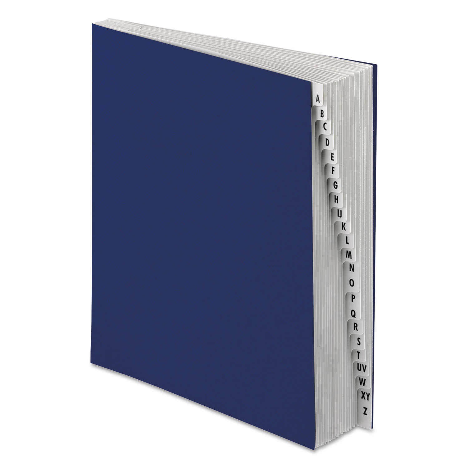 Pendaflex Indexing Expanding Desk File - 8 1/2" x 11" - 30 Divider(s) - Pressboard - Navy - 10% Recycled - 1 Each