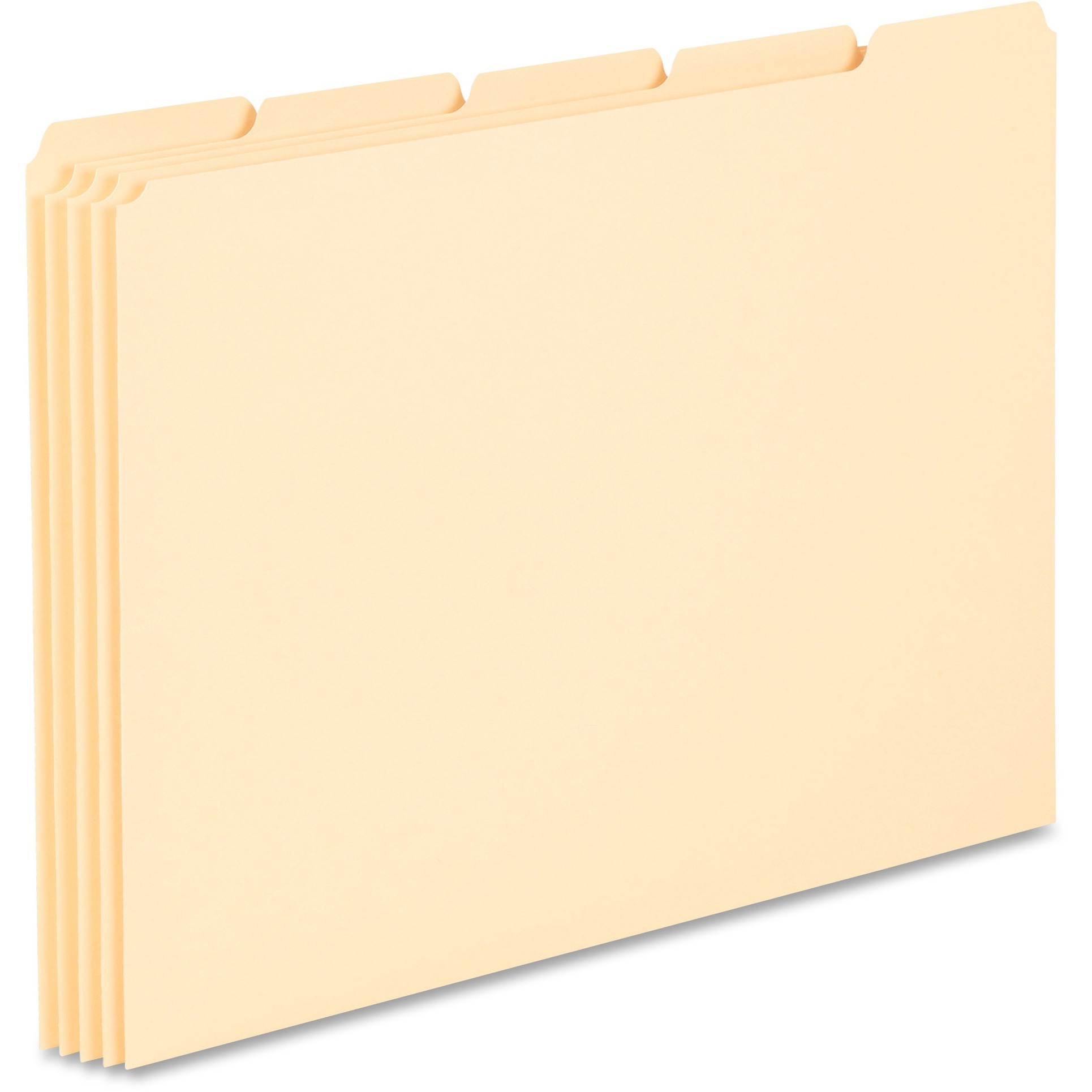 Pendaflex Blank Tab Manila File Guides - Blank, Write-on Tab(s) - 8.5" Divider Width x 11" Divider Length - Letter - Manila Mani