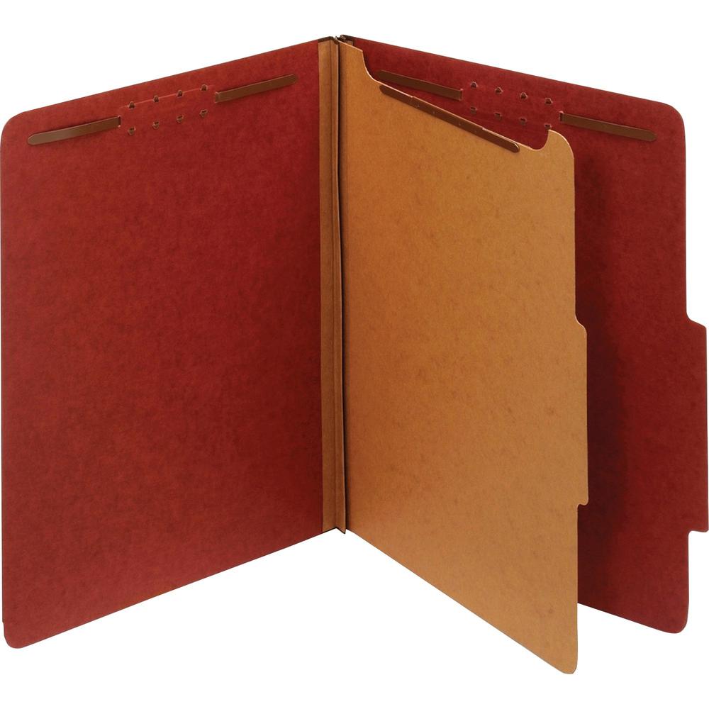 Pendaflex 2/5 Tab Cut Letter Recycled Classification Folder - 8 1/2" x 11" - 1 3/4" Expansion - 4 Fastener(s) - 2" Fastener Capa