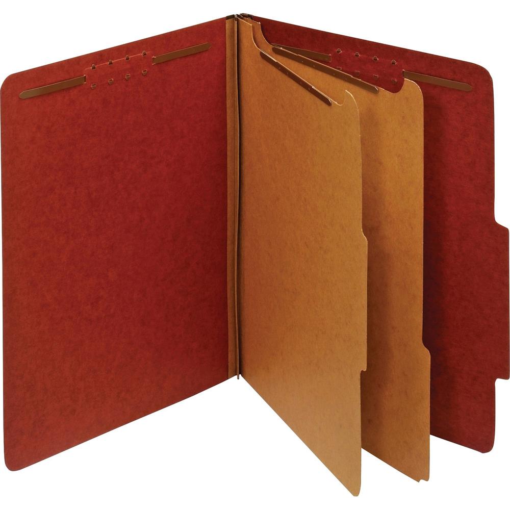 Pendaflex 2/5 Tab Cut Letter Recycled Classification Folder - 8 1/2" x 11" - 2 1/2" Expansion - 2 Fastener(s) - 2" Fastener Capa