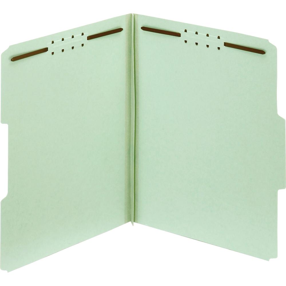 Pendaflex 1/3 Tab Cut Letter Recycled Fastener Folder - 8 1/2" x 11" - 2" Expansion - 2 Fastener(s) - 2" Fastener Capacity - Top