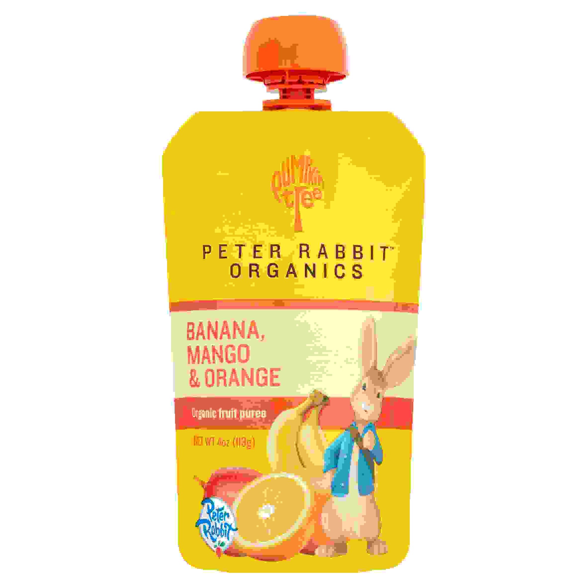 Peter Rabbit Organics Mango, Banana And Orange (10x4Oz)