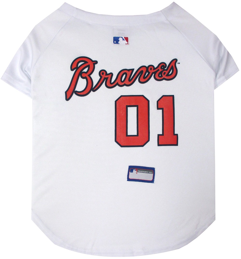 Atlanta Braves Dog Jersey - Large