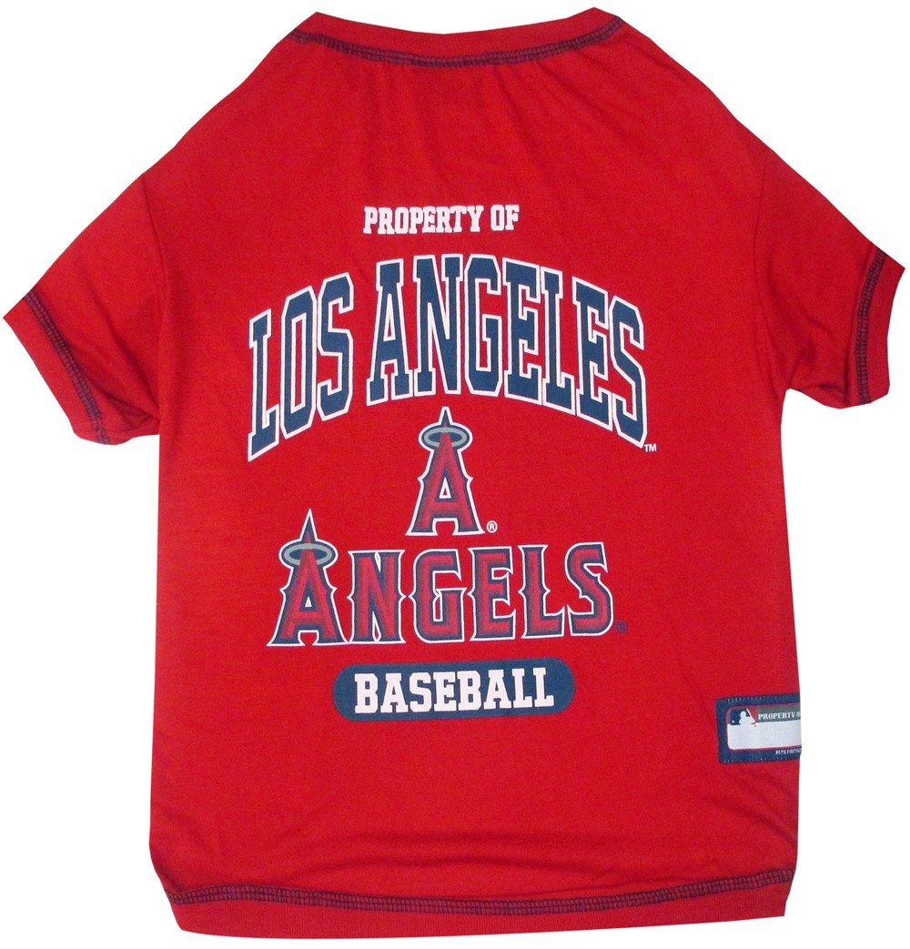 Los Angeles Angels Dog Tee Shirt - Large