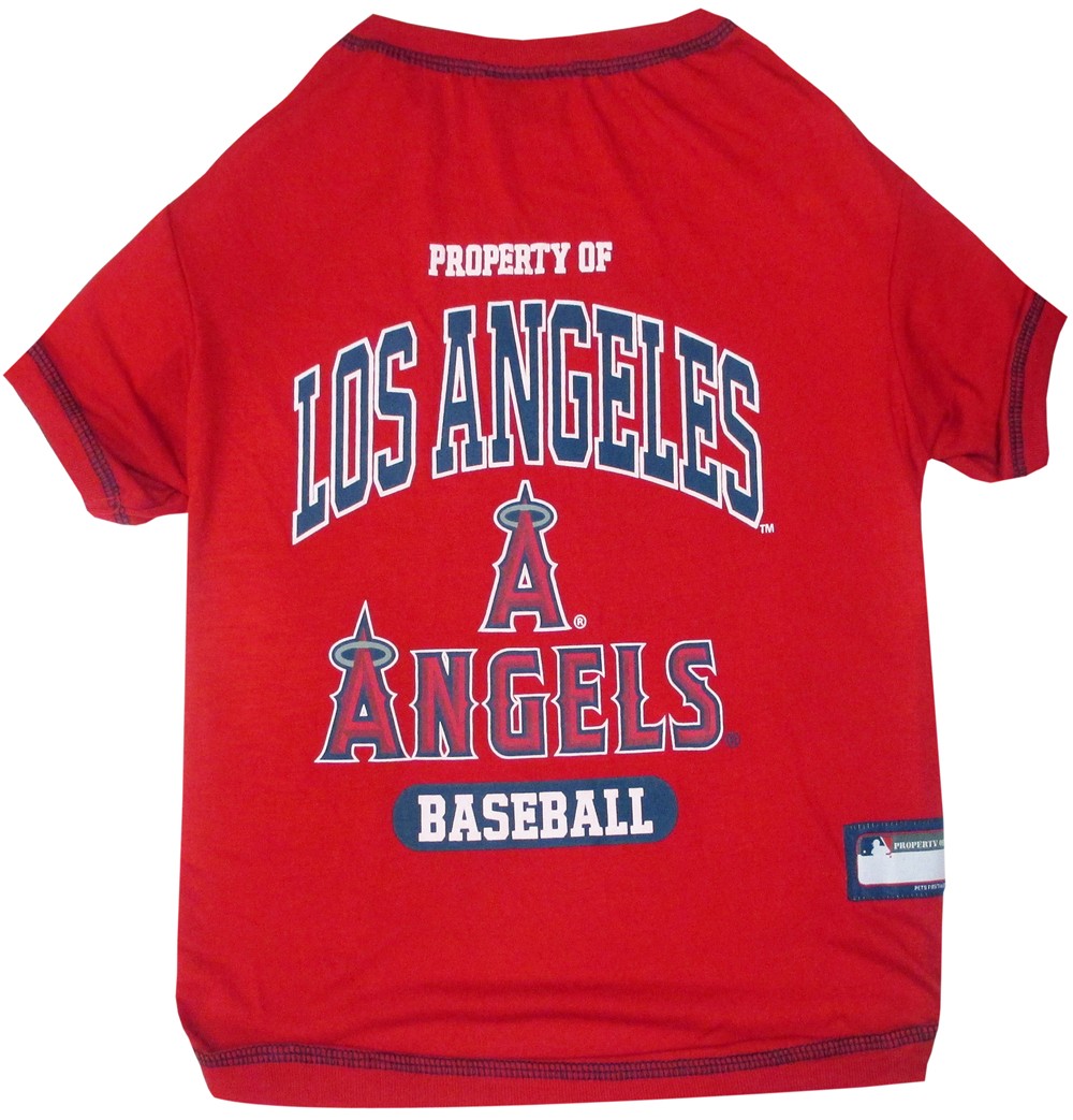 Los Angeles Angels Dog Tee Shirt - Medium