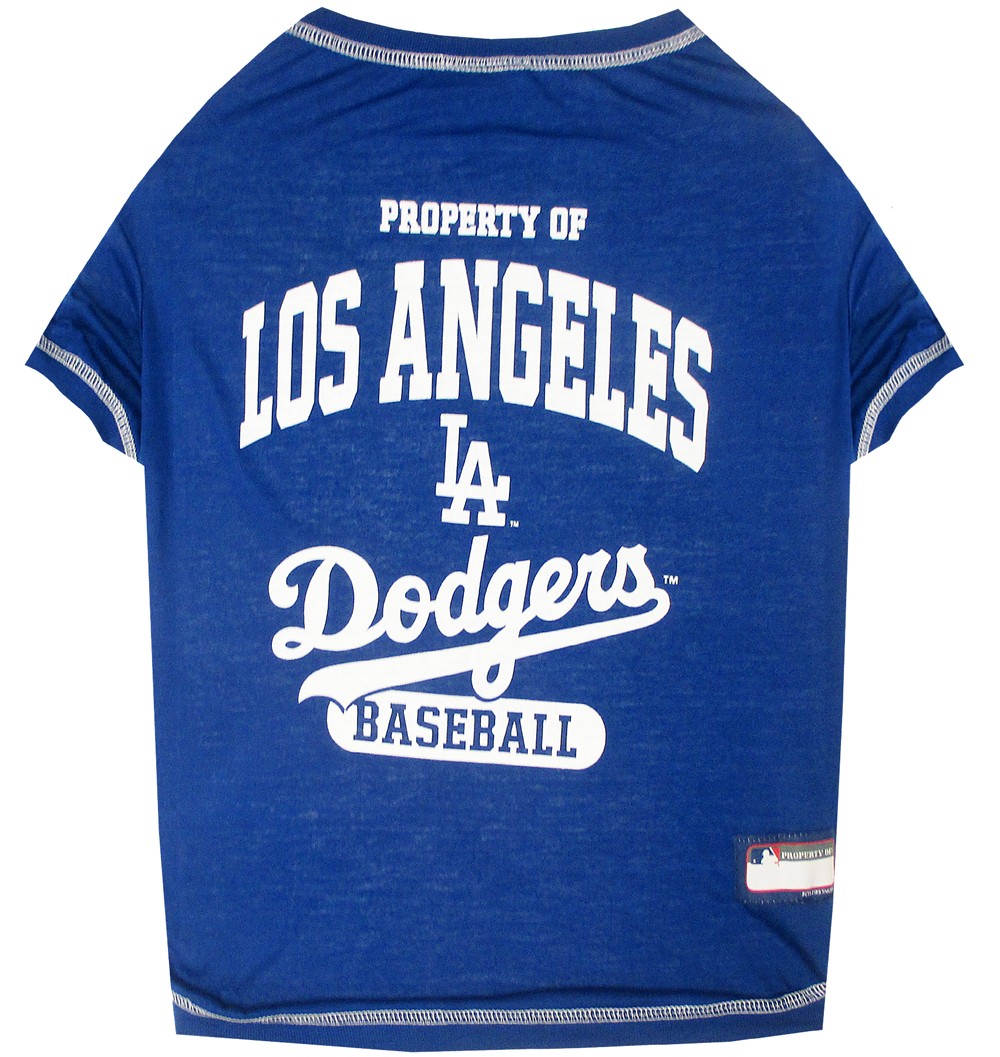 Los Angeles Dodgers Dog Tee Shirt - Medium