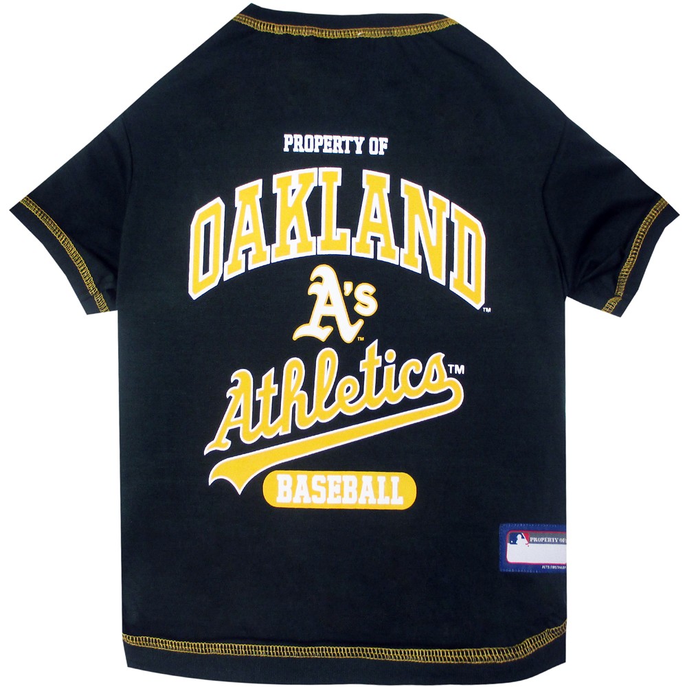 Oakland Athletics Dog Tee Shirt - Xtra Small