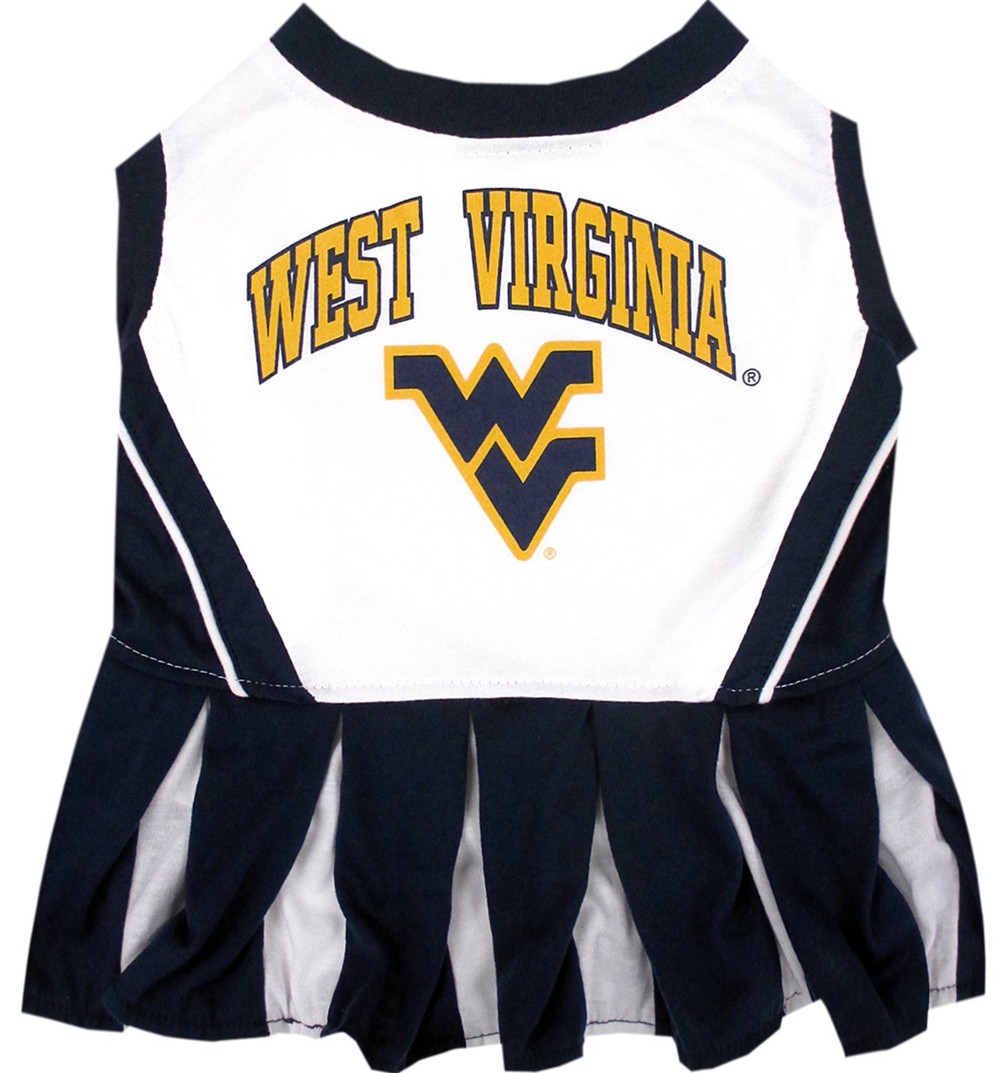 West Virginia Cheerleader Dog Dress - Small