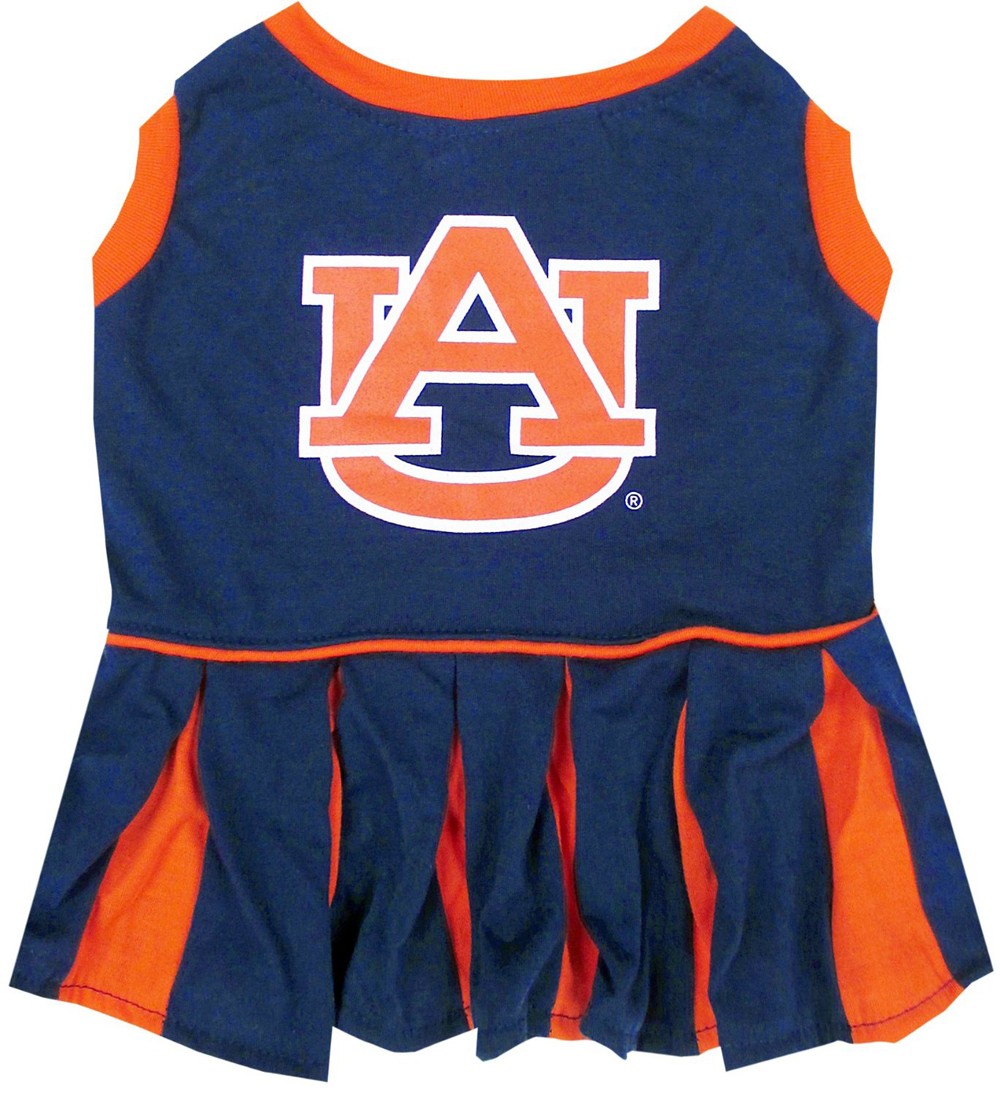 Auburn Cheerleader Dog Dress - Medium