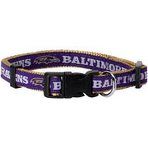 Baltimore Ravens Dog Collar - Ribbon