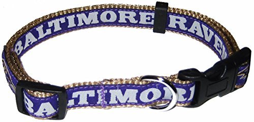 Baltimore Ravens Dog Collar - Ribbon