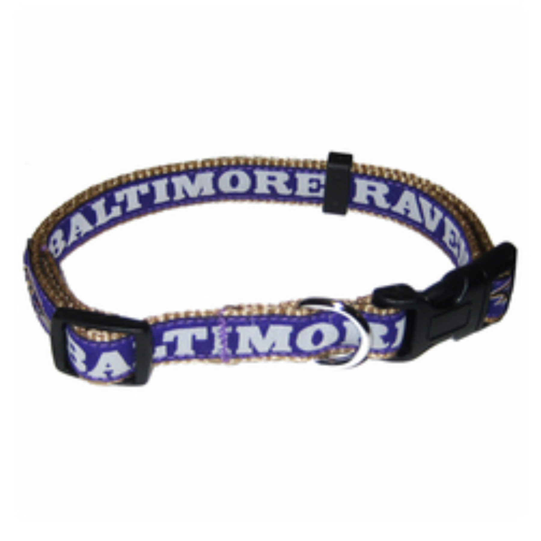 Baltimore Ravens Dog Collar - Ribbon