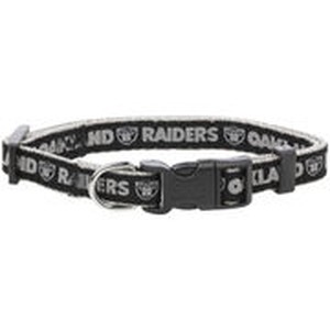 Oakland Raiders Dog Collar - Ribbon
