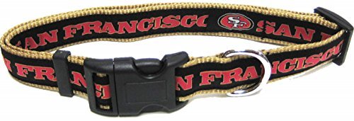 San Francisco 49ers Dog Collar - Ribbon