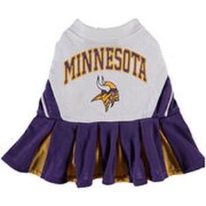 Minnesota Vikings Cheerleader Dog Dress