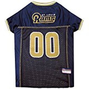 Los Angeles Rams Dog Jersey - Gold Trim