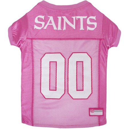 New Orleans Saints Dog Jersey - Pink