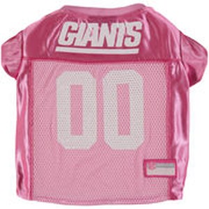 New York Giants Dog Jersey - Pink