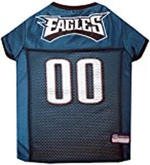 Philadelphia Eagles Dog Jersey - Black Trim