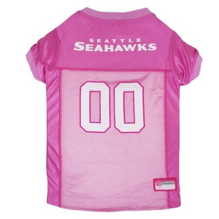 Seattle Seahawks Dog Jersey - Pink