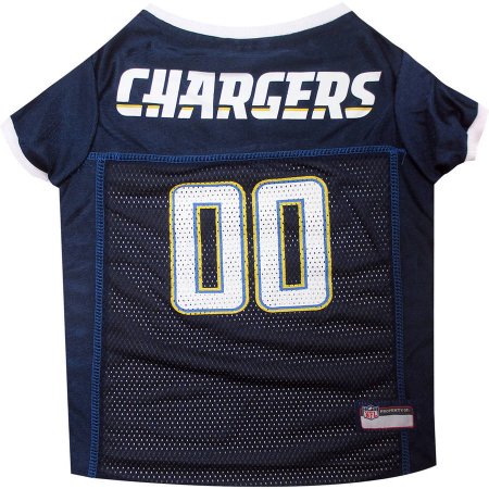 San Diego Chargers Dog Jersey - White Trim