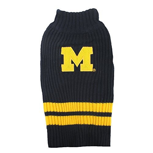Michigan Wolverines dog sweater