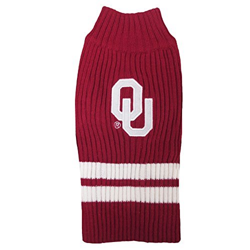 Oklahoma Sooners dog sweater