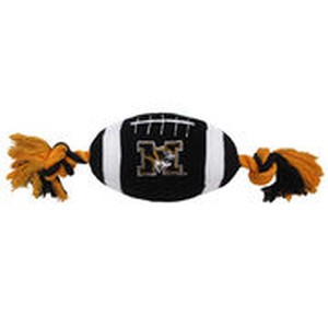Missouri Tigers Plush Football Dog Toy