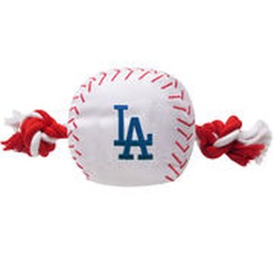 Los Angeles Dodgers Baseball Toy - Nylon w/rope