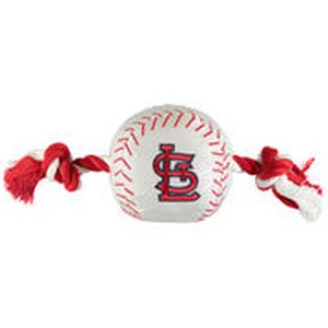 St Louis Cardinals Baseball Toy - Nylon w/rope