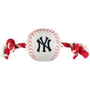 New York Yankees Baseball Toy - Nylon w/rope