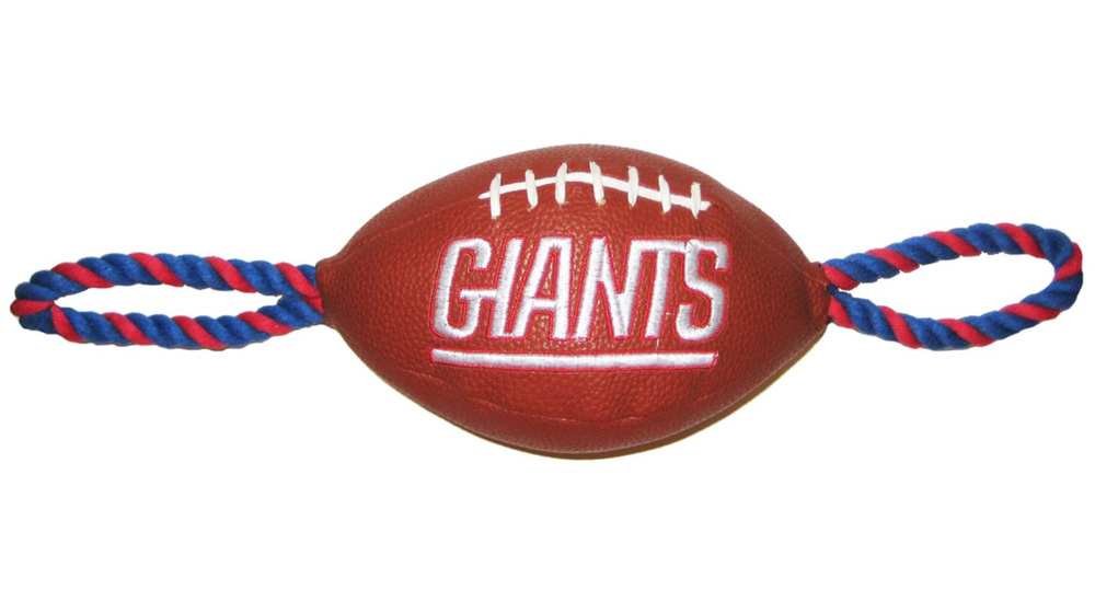 New York Giants Pebble Grain Dog Toy
