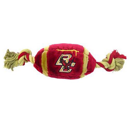 10" Boston College Plush Football Dog Toy