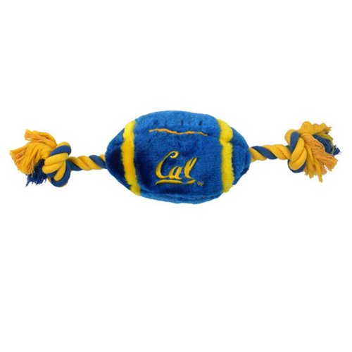 10" California Berkeley Plush Football Dog Toy