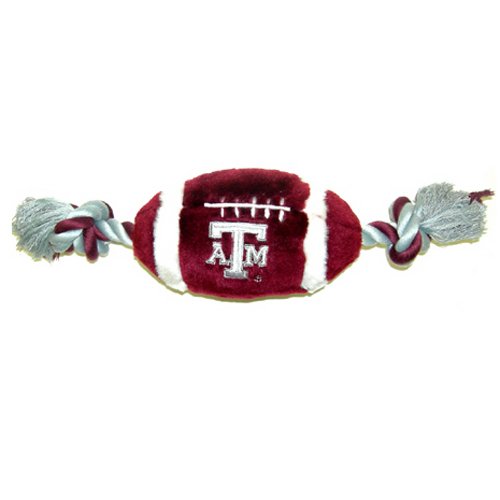 10" Texas A&M Plush Football Dog Toy