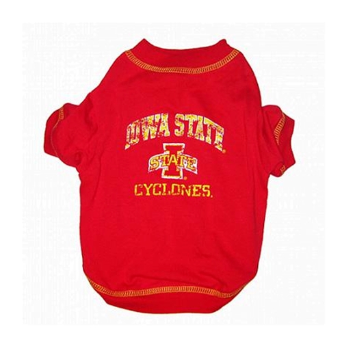 Iowa State Dog Tee Shirt - Medium