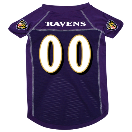 Baltimore Ravens Dog Jersey - Black - Xtra Small