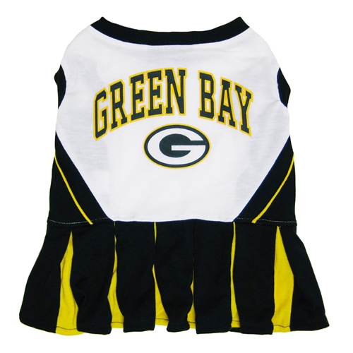 Green Bay Packers Cheerleader Dog Dress - Medium