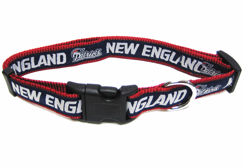 New England Patriots Dog Collar - Ribbon - Small