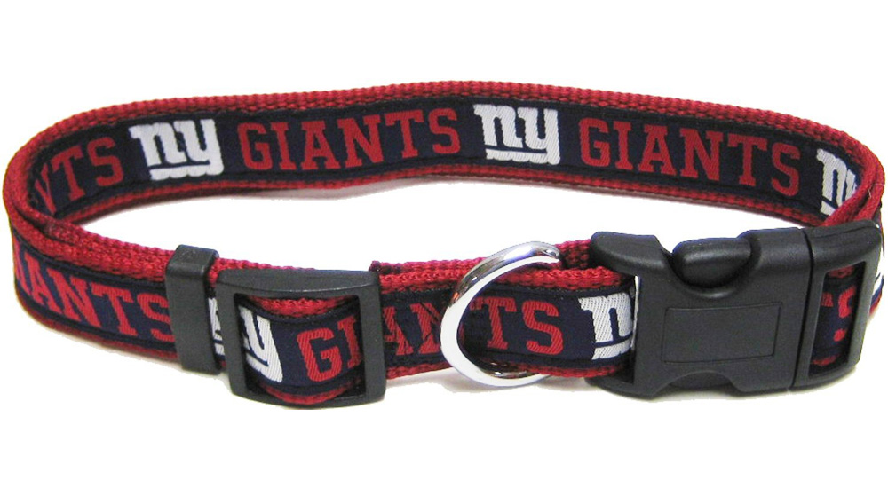 New York Giants Dog Collar - Ribbon - Medium