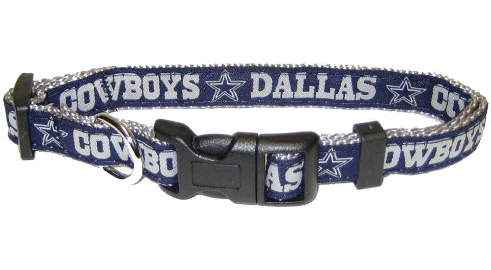 Dallas Cowboys Dog Collar - Ribbon - Small