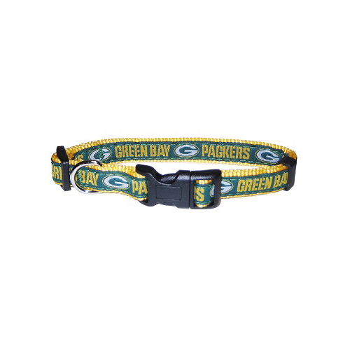 Green Bay Packers Dog Collar - Ribbon - Small