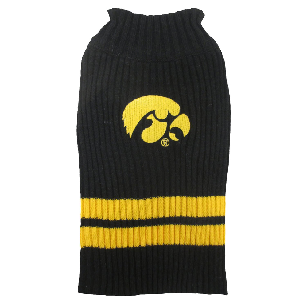 Iowa Hawkeyes dog sweater - Medium