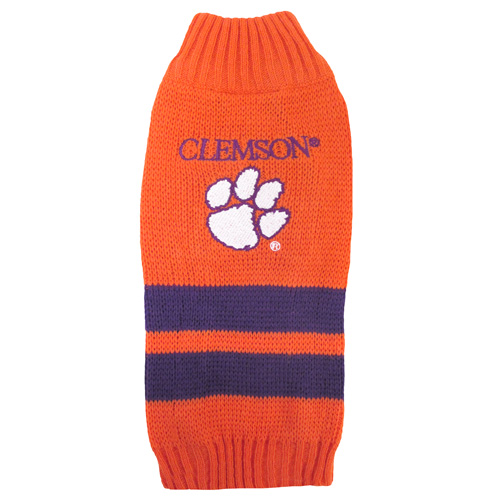 Clemson dog sweater - Large