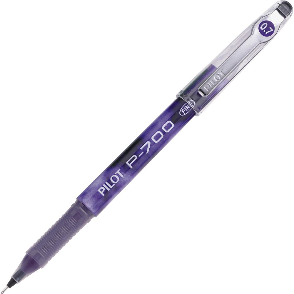 Pilot P700 Fine Point Gel Rollerball Pens - Fine Pen Point - 0.7 mm Pen Point Size - Purple Gel-based Ink - Purple Barrel - 1 Do