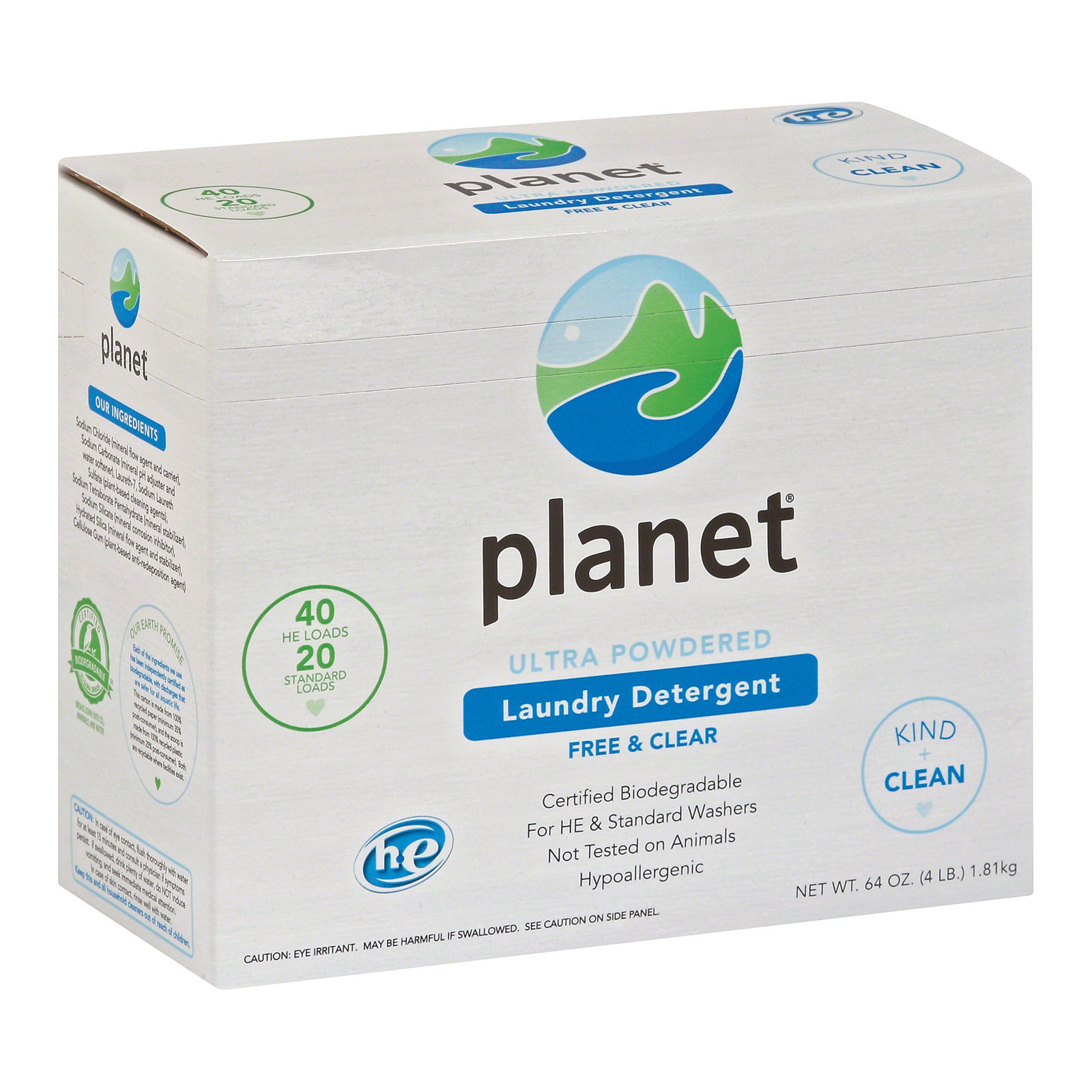 Planet Inc. Laundry Detergent Powdered Ultra (10x64 Oz)