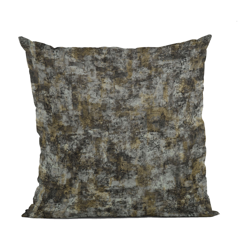 Plutus Hidden Island Velvet With Foil Printing On Top Luxury Throw Pillow Double sided  20" x 30" Queen Twilight