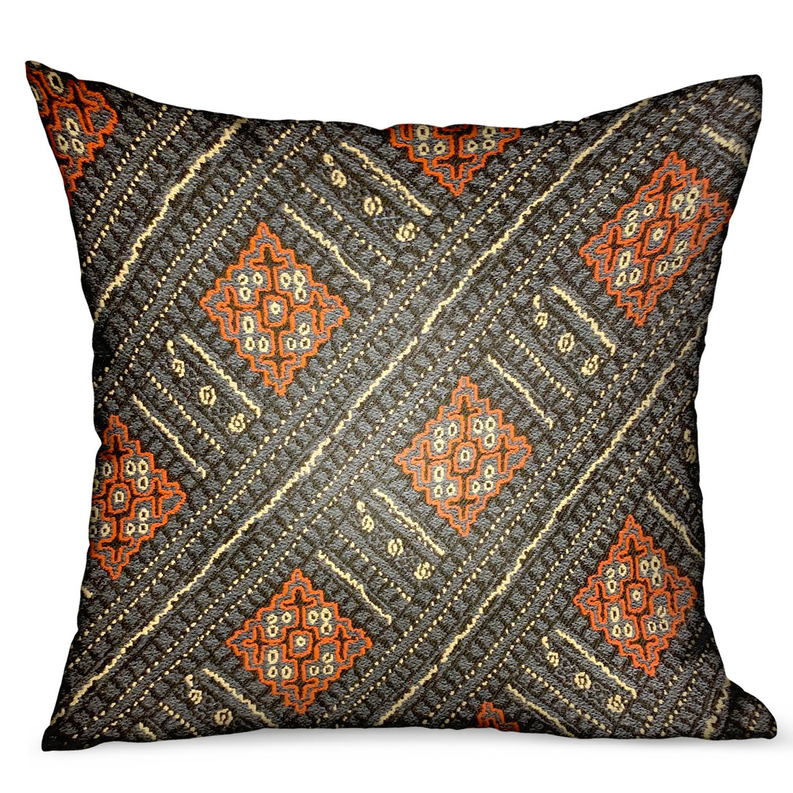 Plutus Luxury Outdoor/Indoor Throw Pillow Double sided  24" x 24"