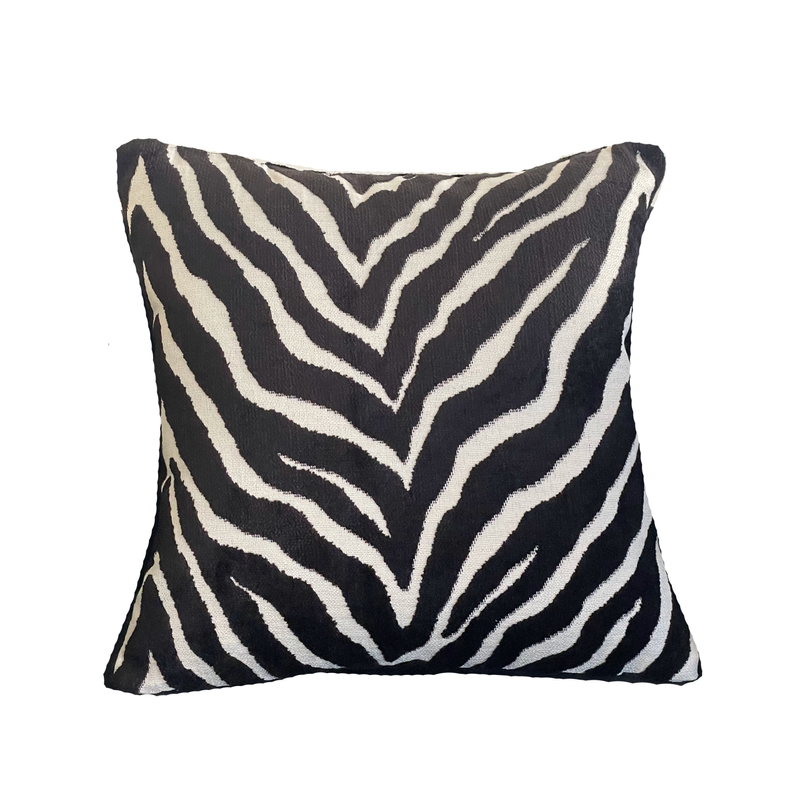 Plutus Luxury Throw Pillow (Black Mixed Variety) Double sided  26" x 26"